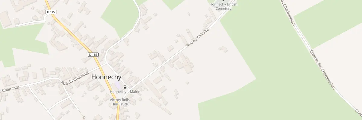 Plan du 20 Rue du Calvaire à Honnechy