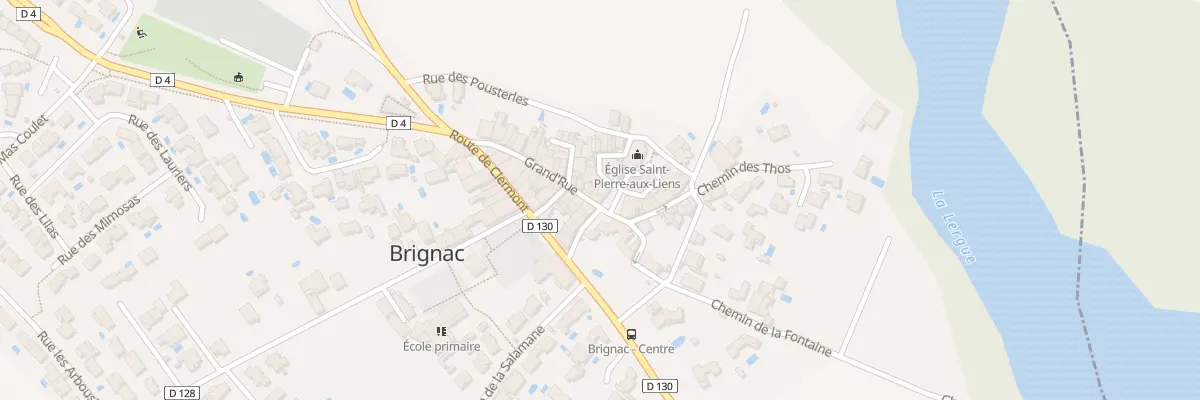 Plan du 2 Grand Rue à Brignac