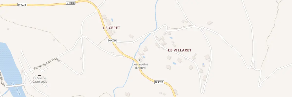 Plan du 5183 Le Villaret à Gorges du Tarn Causses