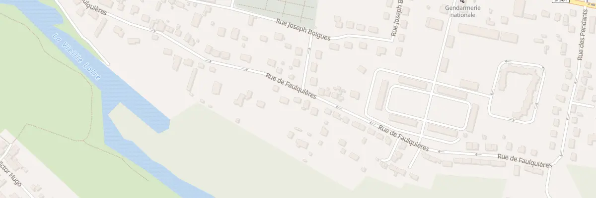 Plan du 39 Rue de Faulquières à Decize