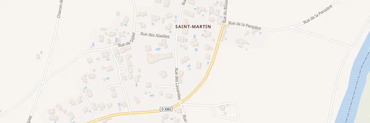 Plan du 6189F Chemin de Saint Martin à Paulhan
