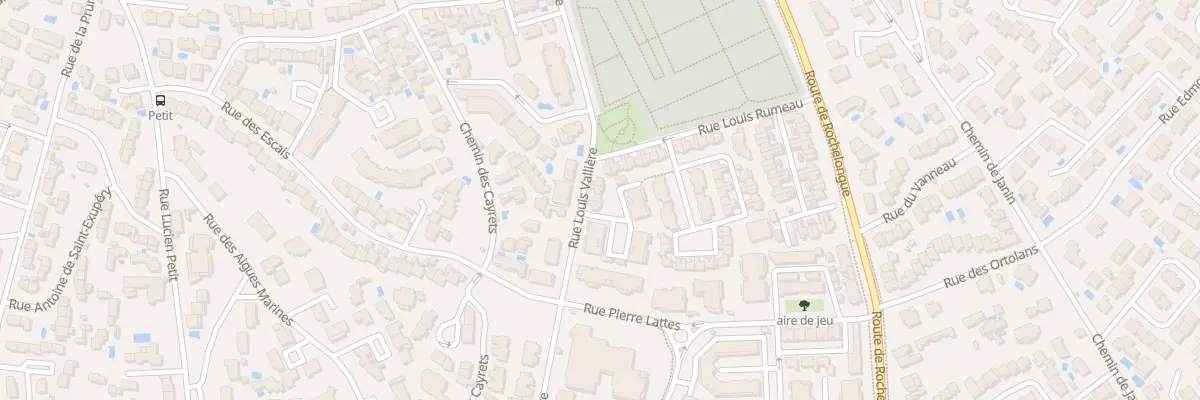 Plan du 5 Rue Louis Vallière à Agde