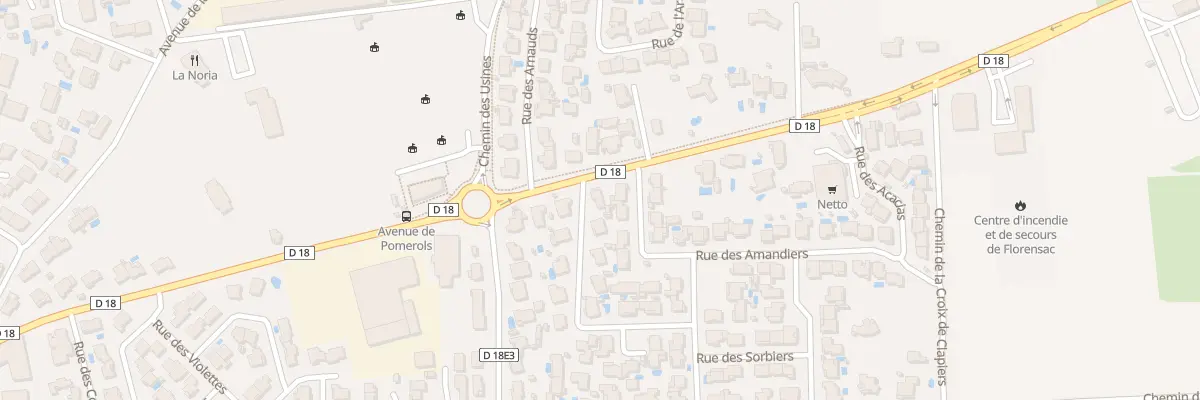 Plan du 1 Rue des Saules à Florensac
