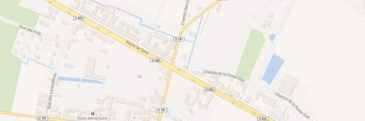 Plan du 3 Rte de Chambéry à Épineau-les-Voves