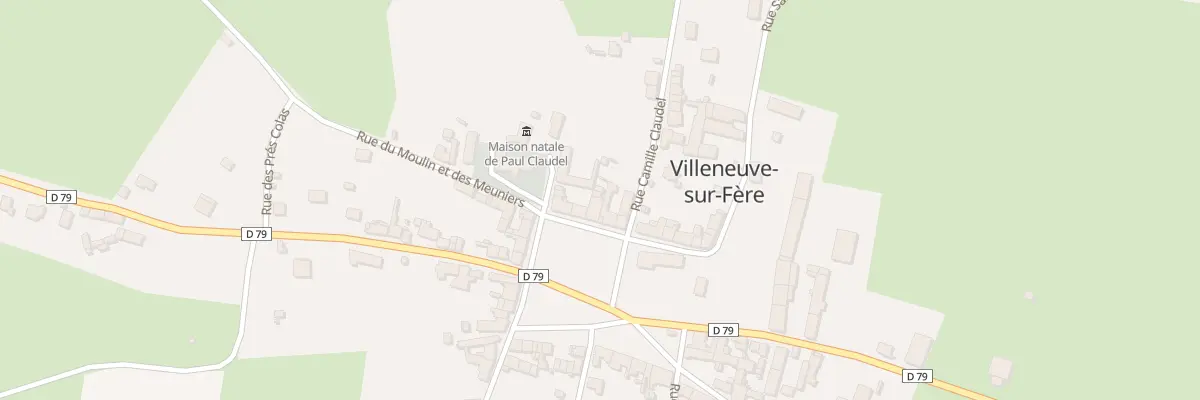 Plan du 26 Pl Paul Claudel à Villeneuve-sur-Fère