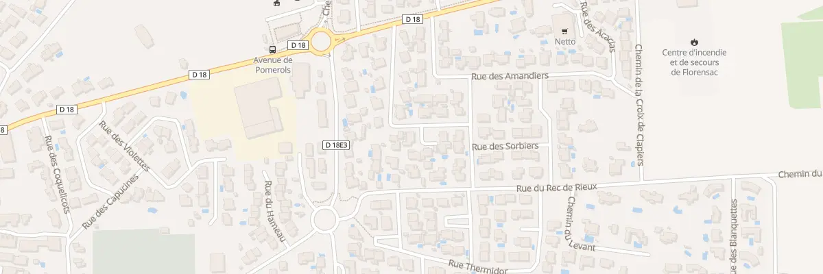 Plan du 12 Rue des Saules à Florensac