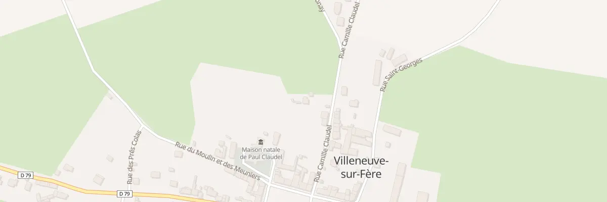 Plan du 7 Rue Camille Claudel à Villeneuve-sur-Fère