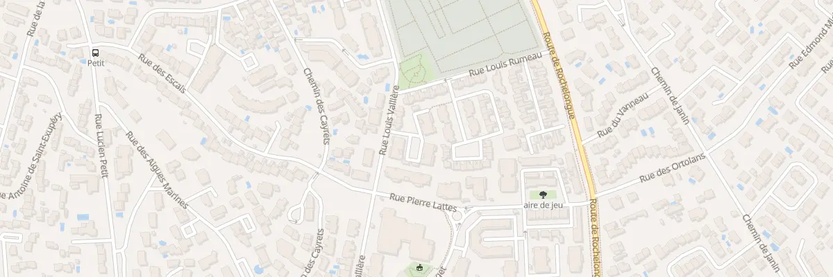 Plan du 9 Rue Louis Vallière à Agde