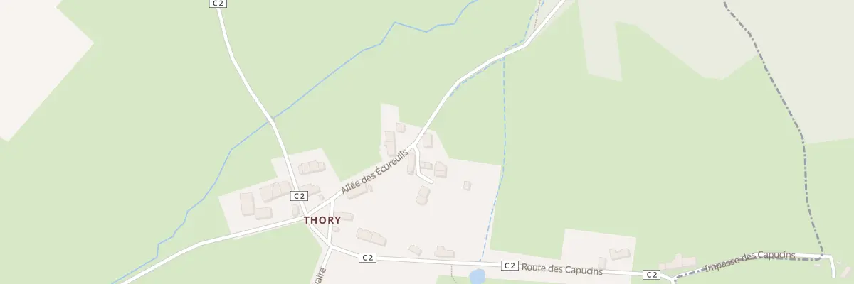 Plan du 69 Thory à Bussy-la-Pesle