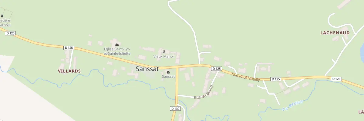 Plan du 37 Rue Paul Noailly à Sanssat