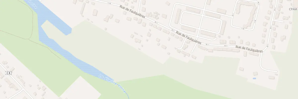 Plan du 45Q Rue de Faulquières à Decize