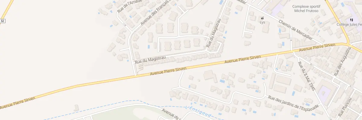 Plan du 27 Rue Magistrau à Montagnac