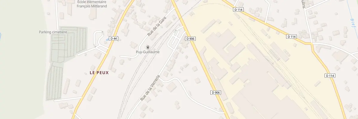 Plan du 5 Rue de la Verrerie à Puy-Guillaume