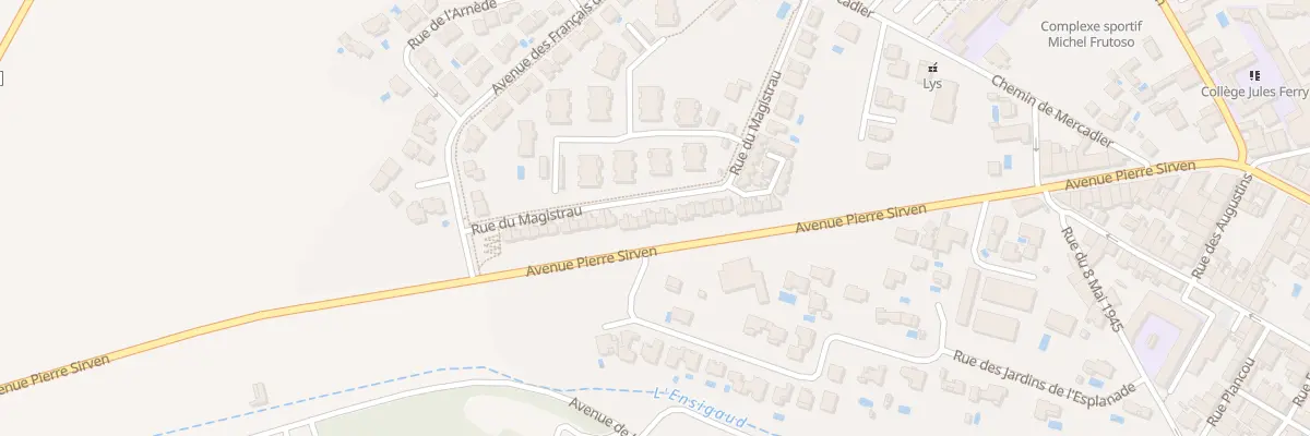 Plan du 31 Rue Magistrau à Montagnac