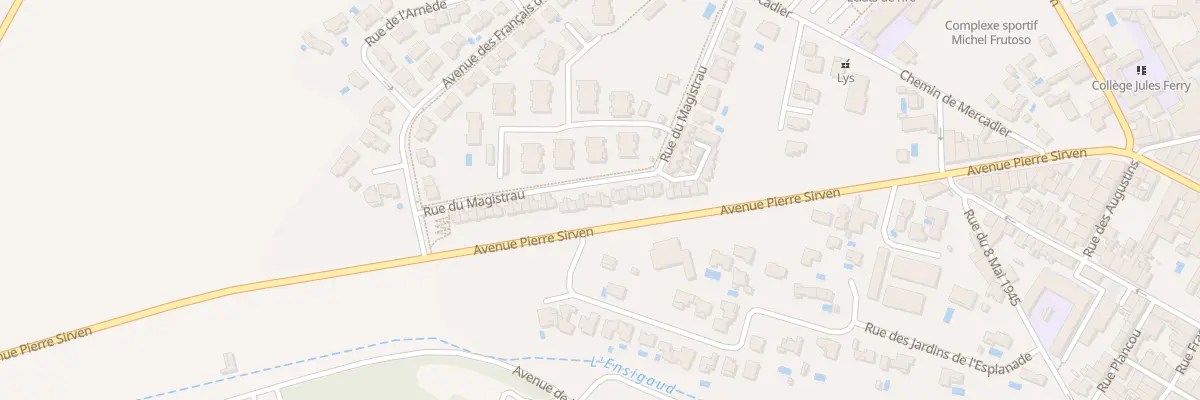 Plan du 33 Rue Magistrau à Montagnac