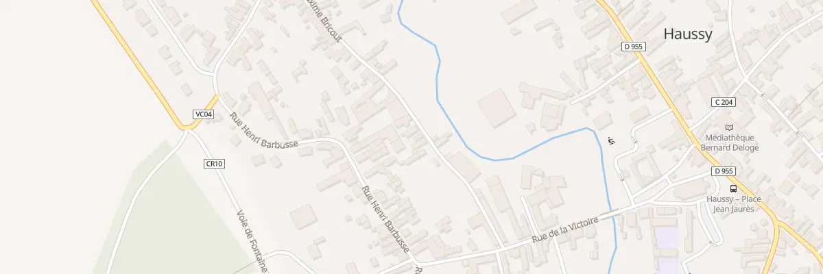 Plan du 38 Rue Maxime Bricout à Haussy