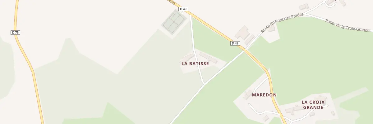 Plan du 5156 La Batisse à Saint-Genès-la-Tourette
