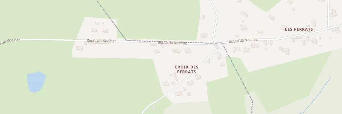 Plan du 5096 Croix des Ferrats à Noalhat
