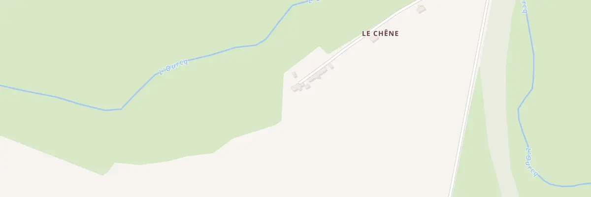 Plan du 13 Le Chene à Saponay