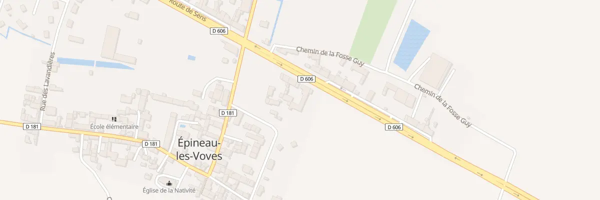 Plan du 10 Rte de Chambéry à Épineau-les-Voves