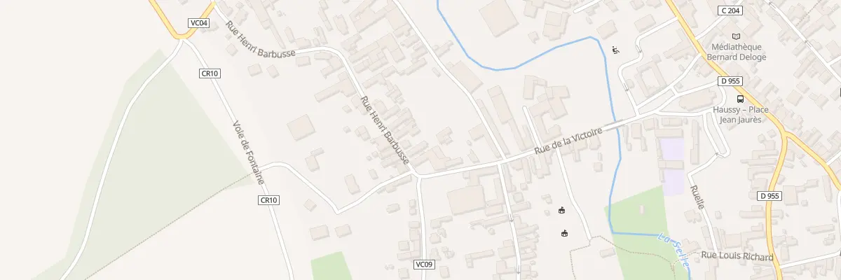 Plan du 6 Rue Henri Barbusse à Haussy