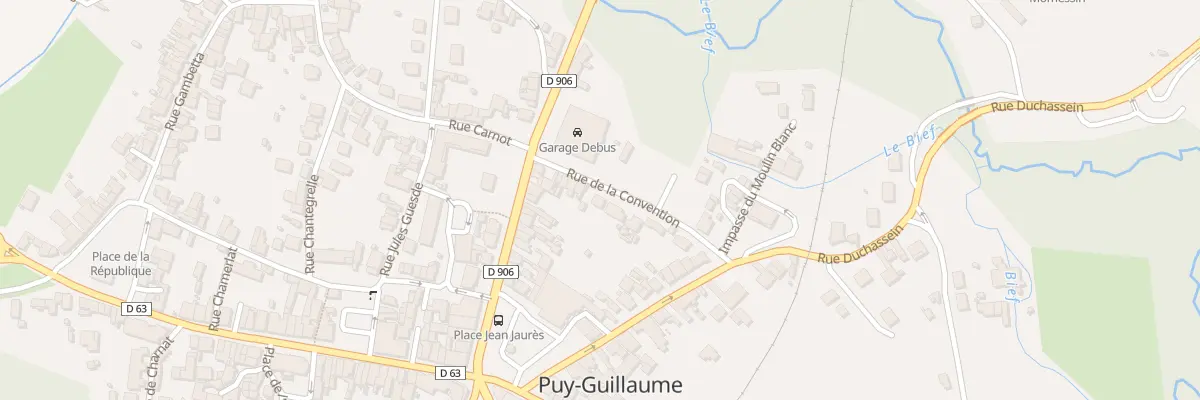 Plan du 12 Rue de la Convention à Puy-Guillaume