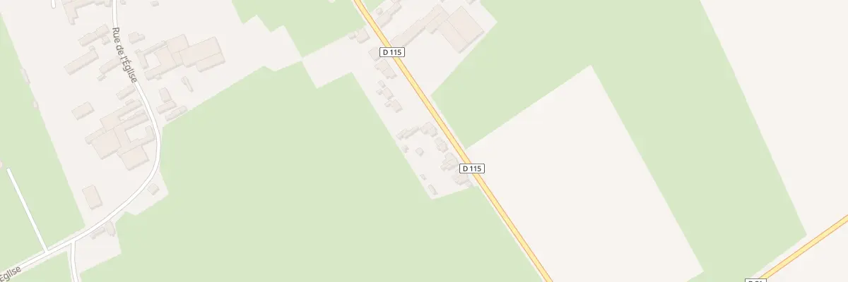 Plan du 38 Rue de la Gare à Honnechy
