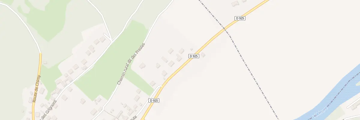 Plan du 39B Route de Vouziers à Condé-sur-Aisne