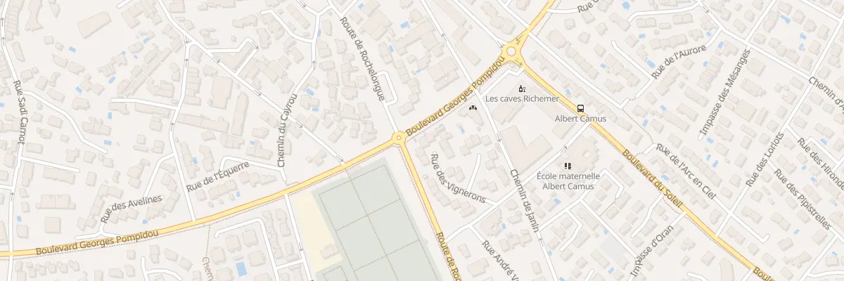 Plan du 15 Rue des Vignerons à Agde