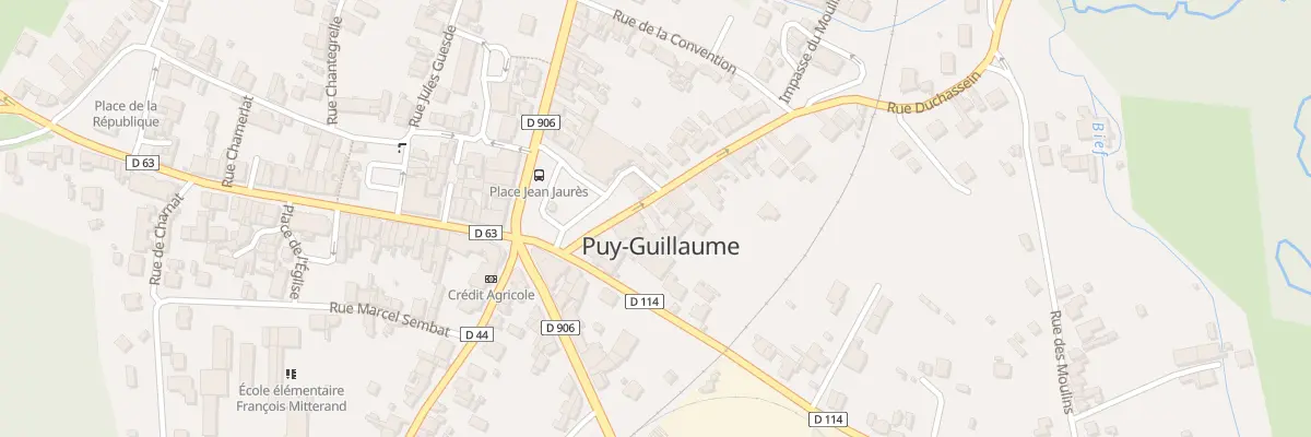 Plan du 7 Pl Jean-Jaurès à Puy-Guillaume