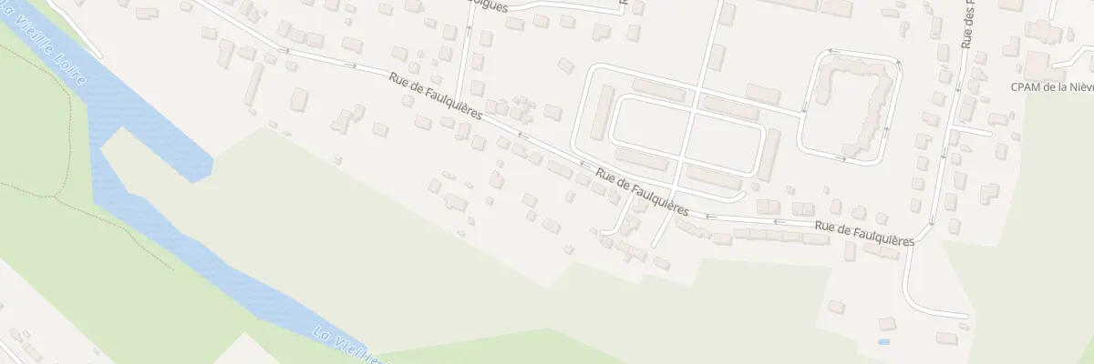 Plan du 53 Rue de Faulquières à Decize