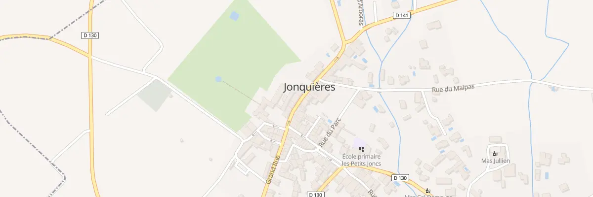 Plan du 16 Gr Grand Rue à Jonquières