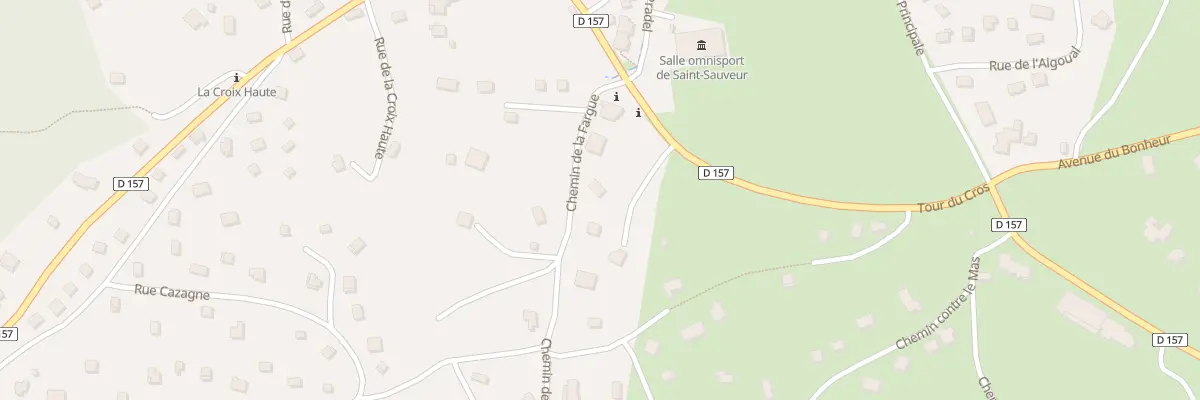 Plan du 5154 Le Pradel à Saint-Sauveur-Camprieu