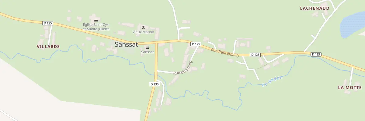 Plan du 5083 Le Bourg à Sanssat