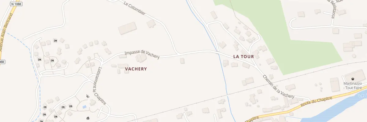 Plan du 35 Che de Vachery à Mende