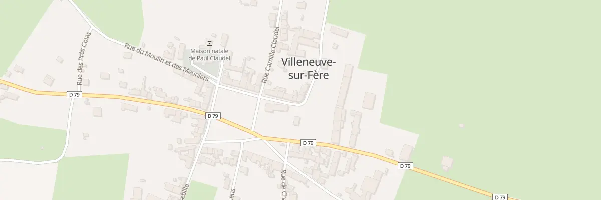 Plan du 7 Rue Saint-georges à Villeneuve-sur-Fère
