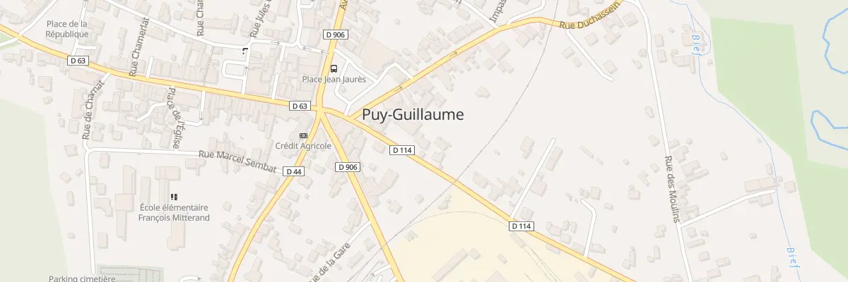 Plan du 5 Rue du Doc Eugene Phelip à Puy-Guillaume
