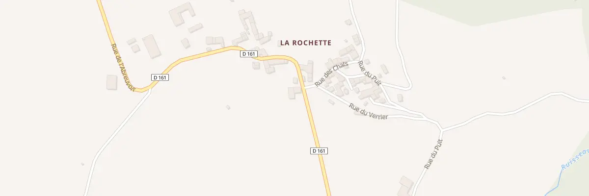 Plan du 5080 La Rochette à Chaniat