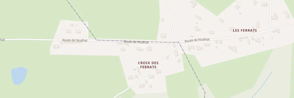 Plan du 5108 Croix des Ferrats à Noalhat