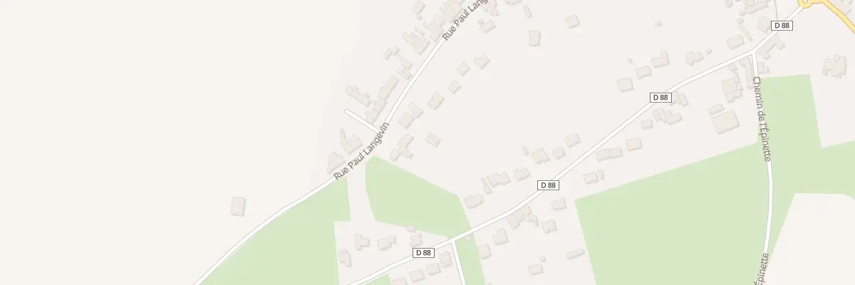 Plan du 13 Rue Paul Langevin à Maing
