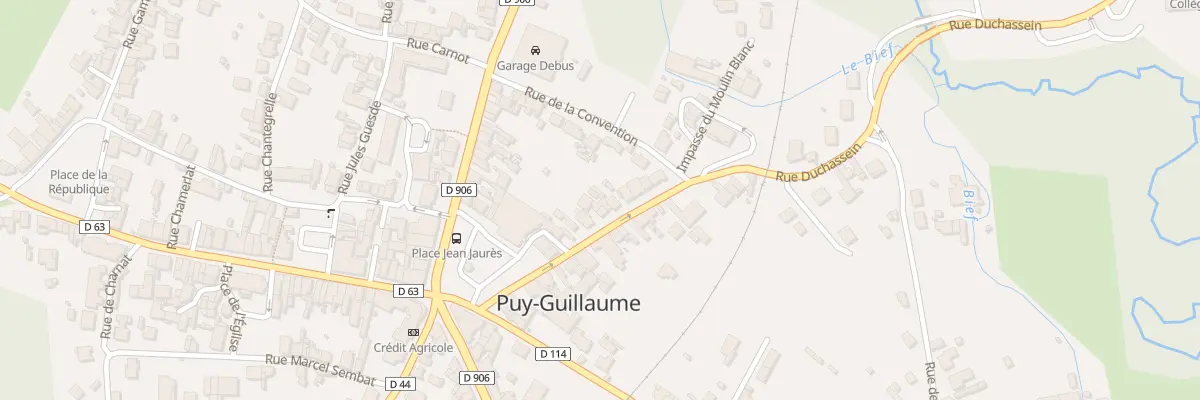Plan du 13 Rue Duchassein à Puy-Guillaume