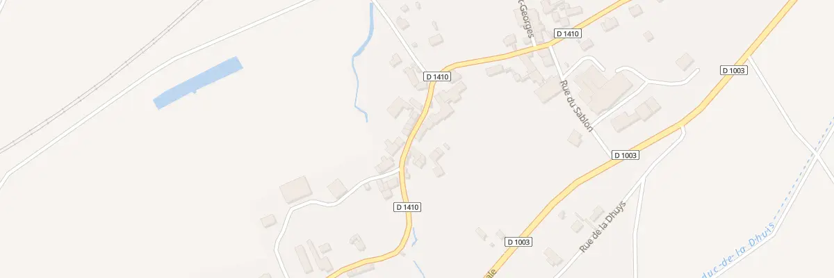 Plan du 10 Rue de la Herbennery à Fossoy