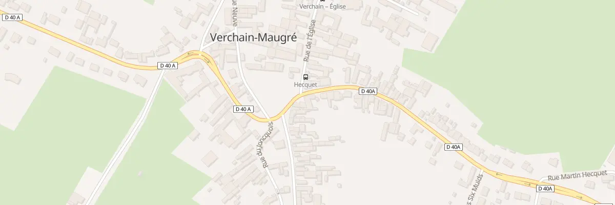 Plan du 2 Rue Martin Hecquet à Verchain-Maugré