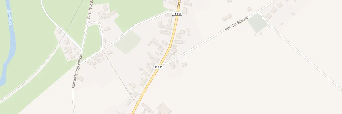 Plan du 5 Gr Grande Rue à Ribemont