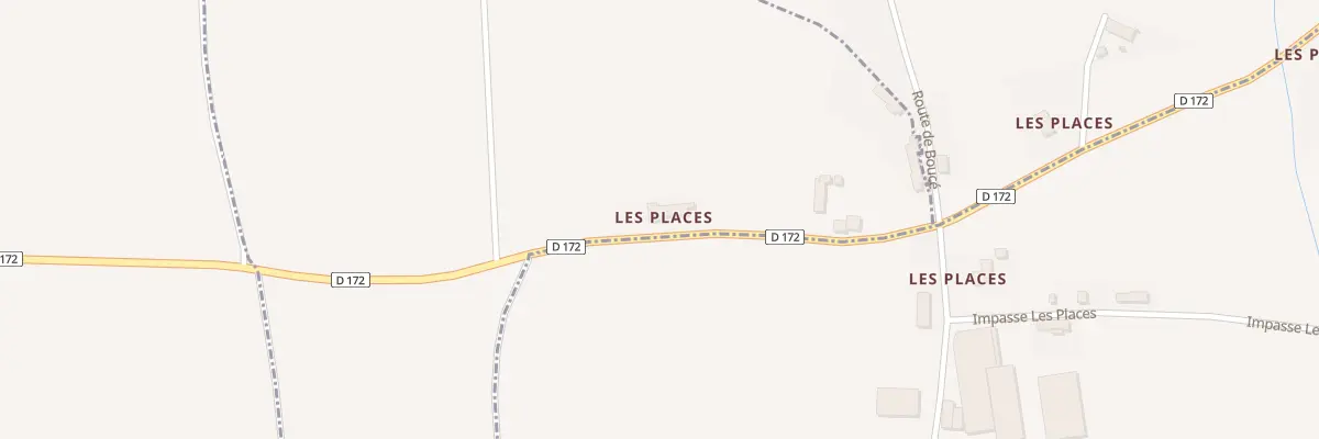 Plan du 5002 Les Places à Langy