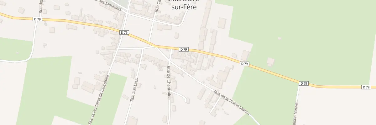 Plan du 2 Rue de la Cense à Villeneuve-sur-Fère