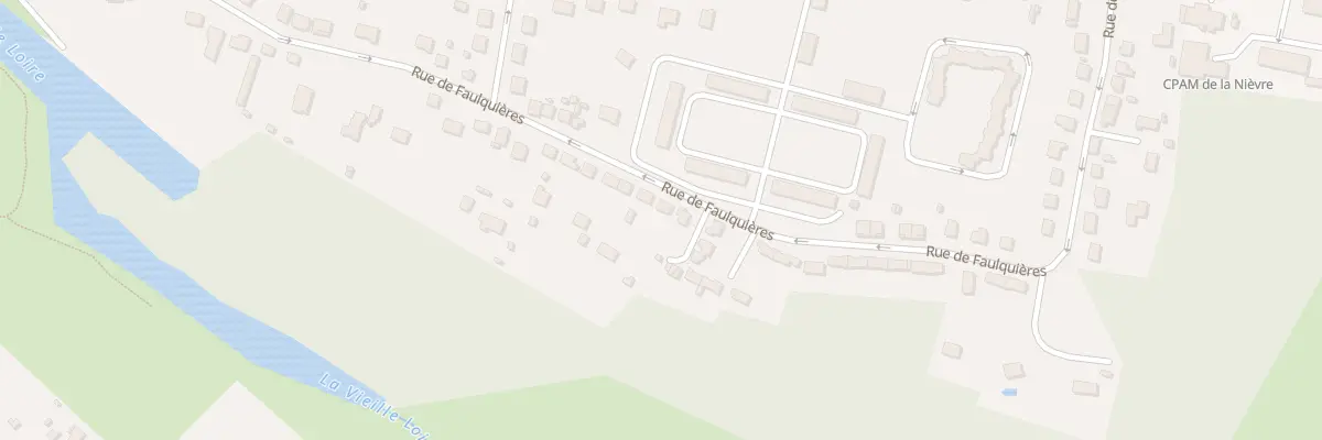 Plan du 59 Rue de Faulquières à Decize