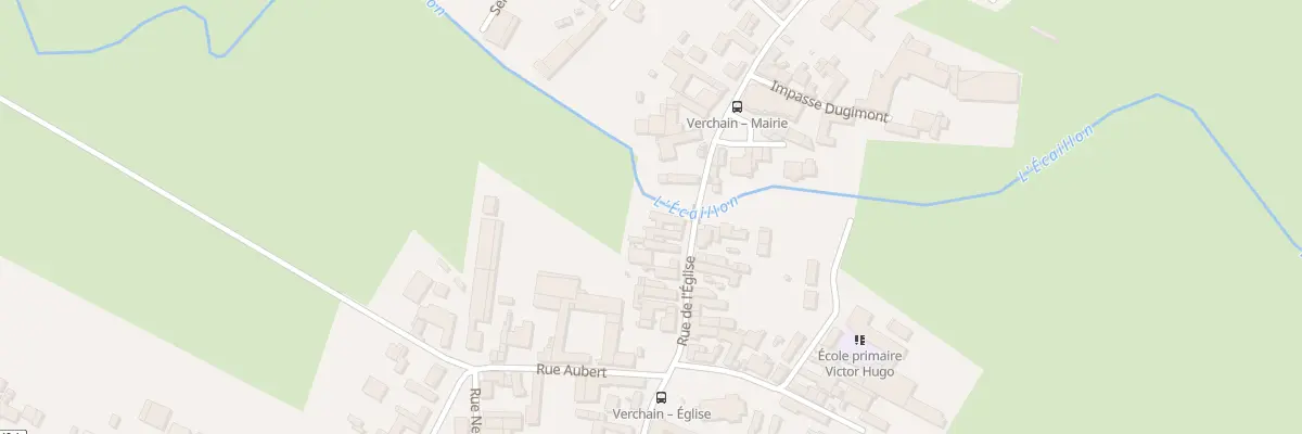 Plan du 2 Rue de l’Eglise à Verchain-Maugré