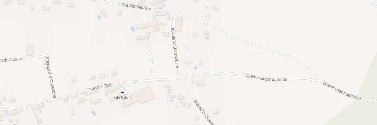 Plan du 1 Che des Cotereaux à Charbuy