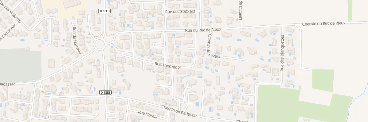 Plan du 17 Rue Thermidor à Florensac